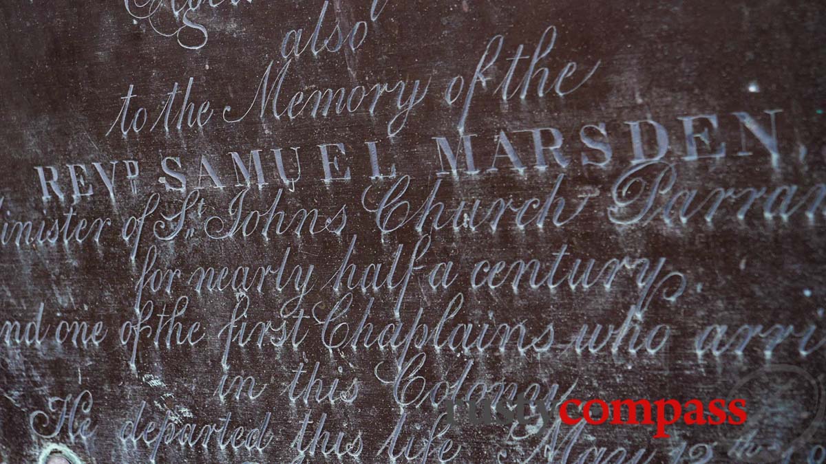 Samuel Marsden's grave - St John's Cemetery, Parramatta